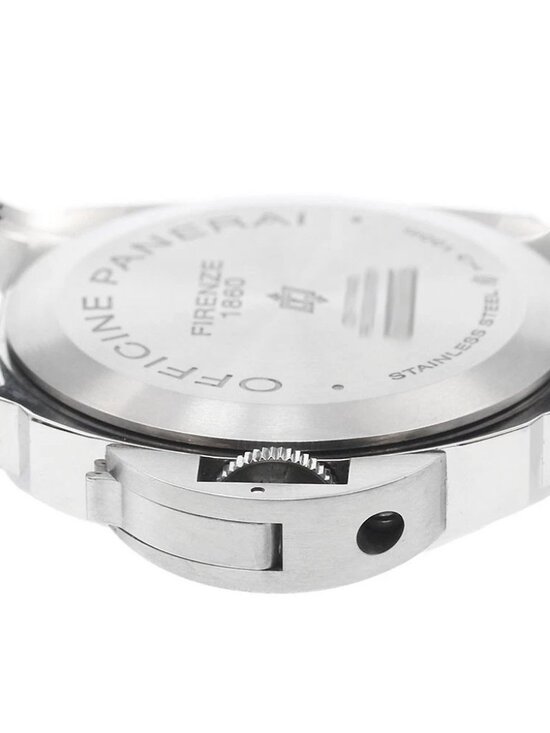Panerai Luminor Marina 00660 White Dial, Stainless Steel  PANERAI Luminor Marina Logo Acciaio PAM00660 Hand Winding Men\'s Watch_958854